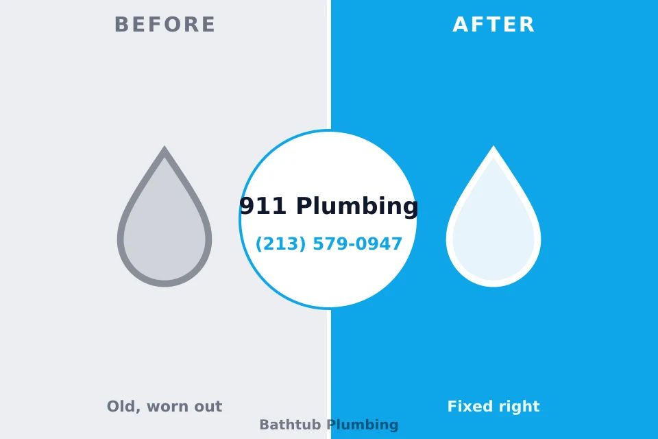 Before and after: plumbing repair Fort Lee, NJ